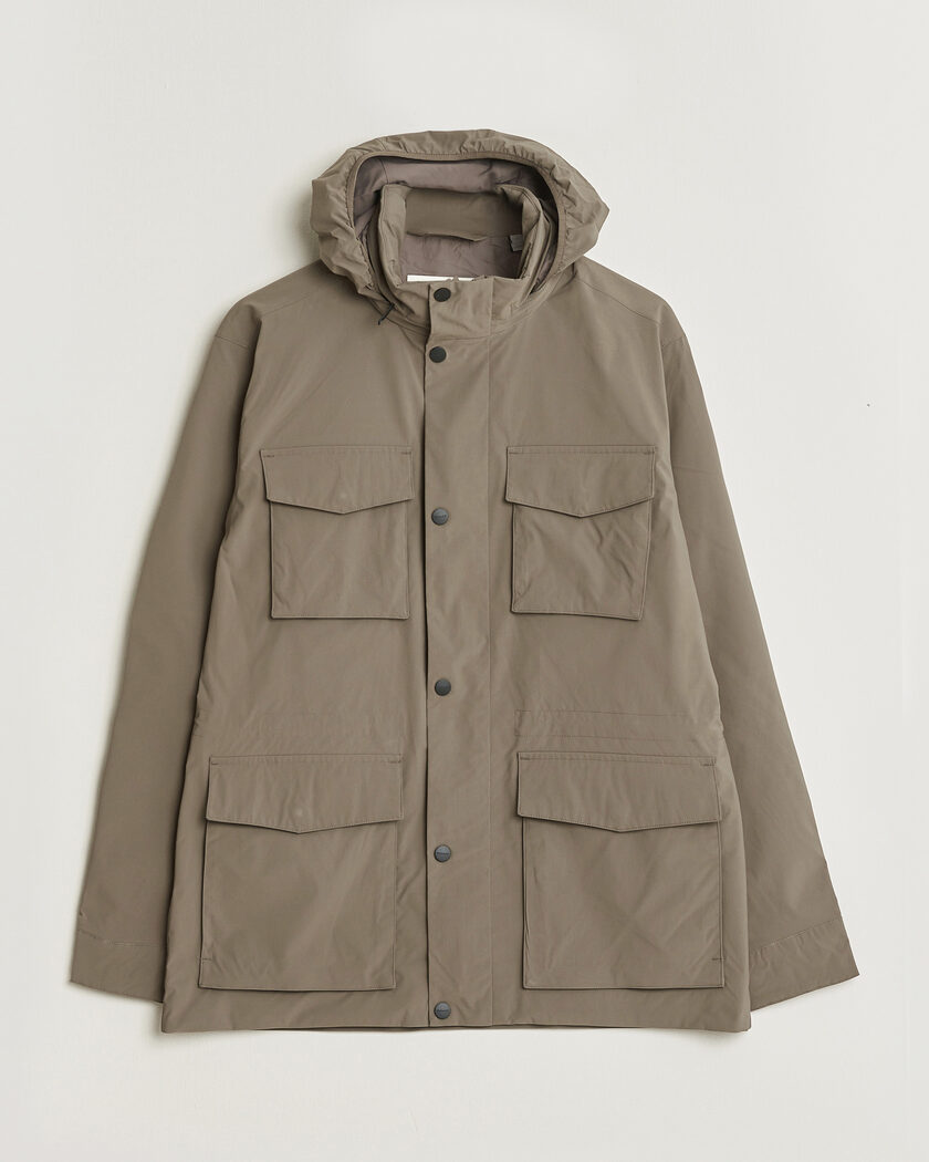 Gant Lightweight 4-Pocket Field Jacket Faded Taupe – Grün