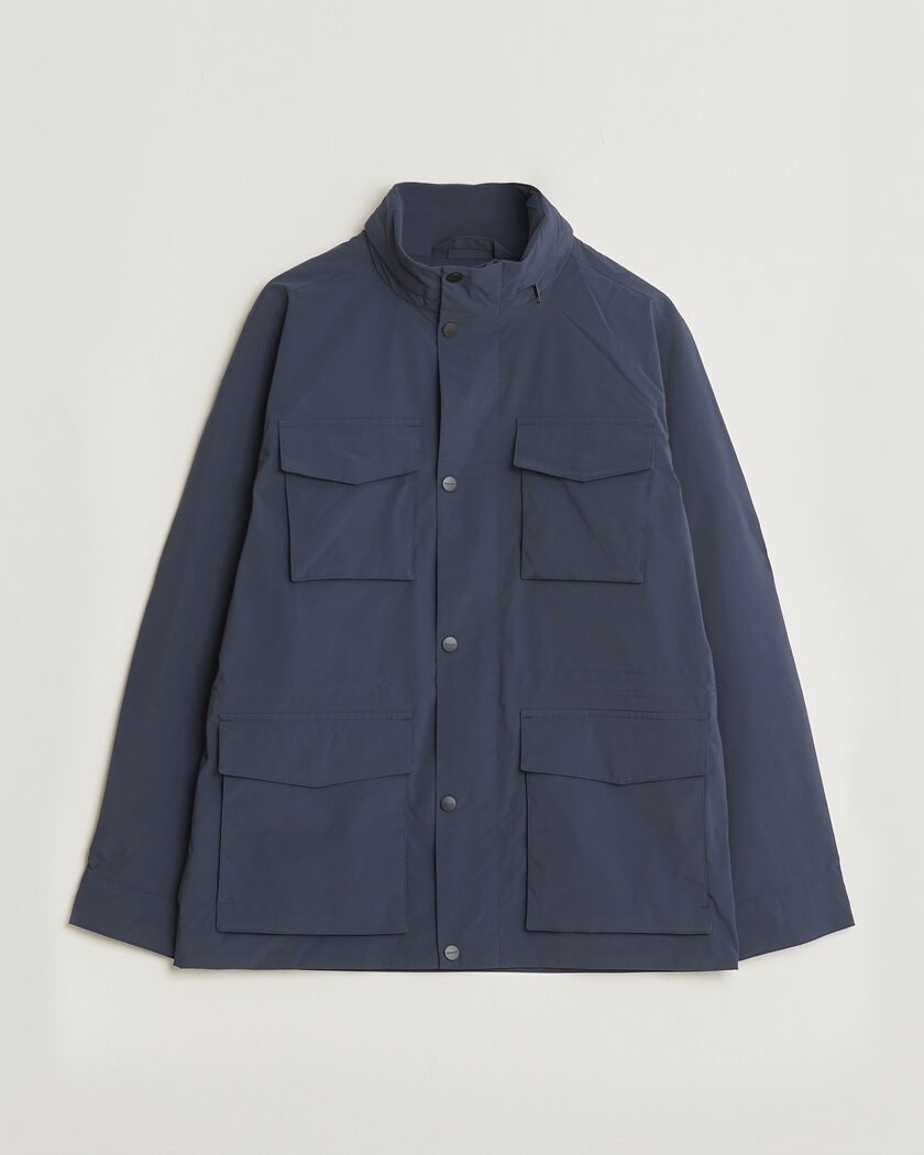 Gant Lightweight 4-Pocket Field Jacket Evening Blue – Blau