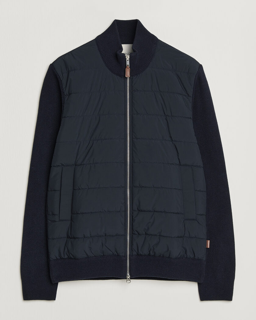 Gant Hybrid Full Zip Evening Blue – Blau