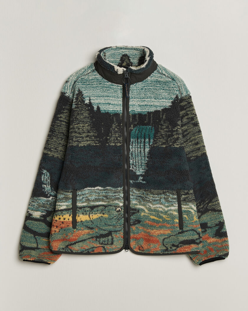Pendleton Jacquard Sherpa Fleece Salmon Falls – Grün