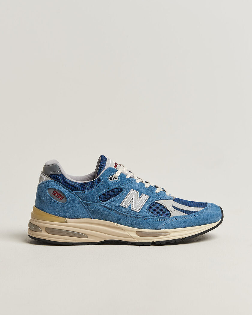 New Balance Made In US & UK New Balance Made in Made in UK 991v2 Vintage Sports Bluesteel – Blau
