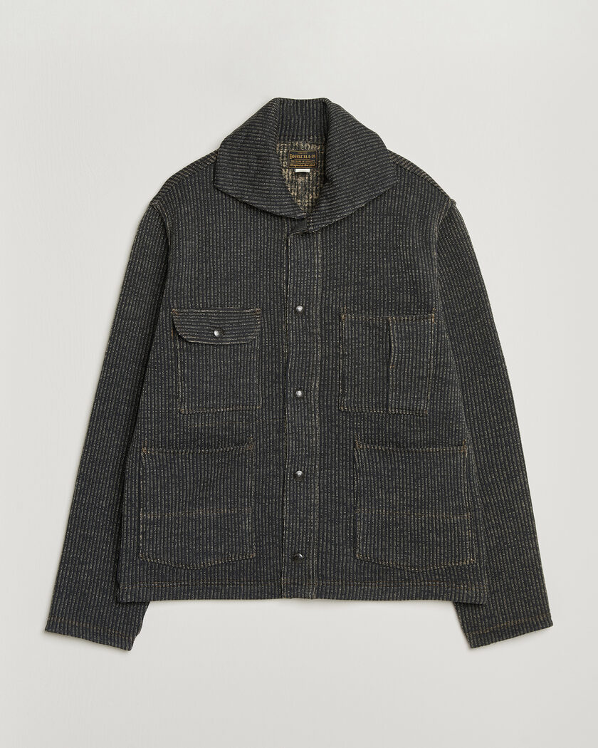 RRL Charles Cardigan Jacket Charcoal – Grau