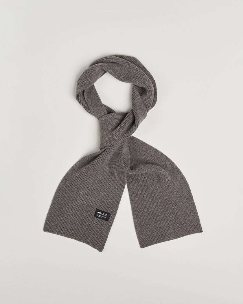 Robert Mackie Clyde Lambswool Scarf Light Brown – Braun