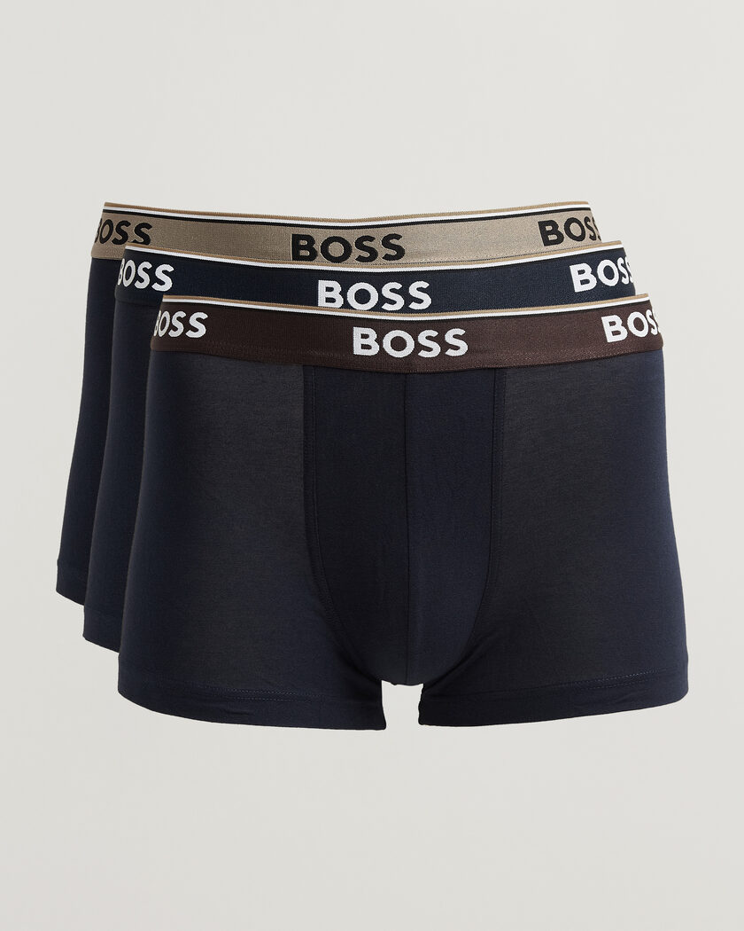 BOSS BLACK 3-Pack Trunk Dark Blue – Blau
