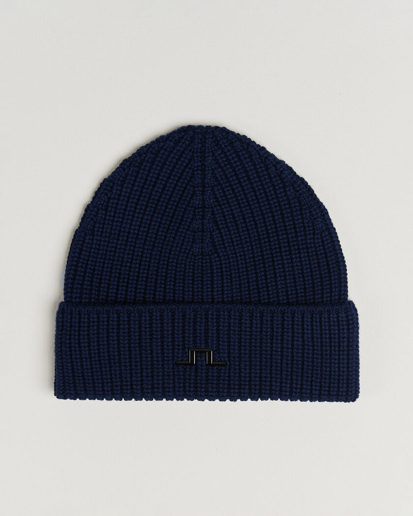 J.Lindeberg Merino Beanie JL Navy – Blau
