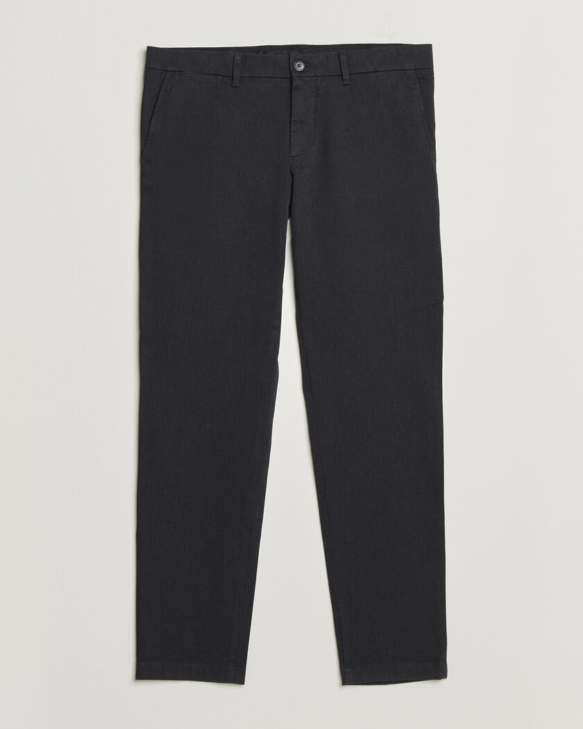 J.Lindeberg Chase Stretch Flannel Trousers Dark Grey – Grau