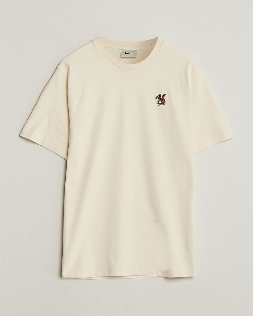Forét Acorn T-Shirt Cloud – Weiß
