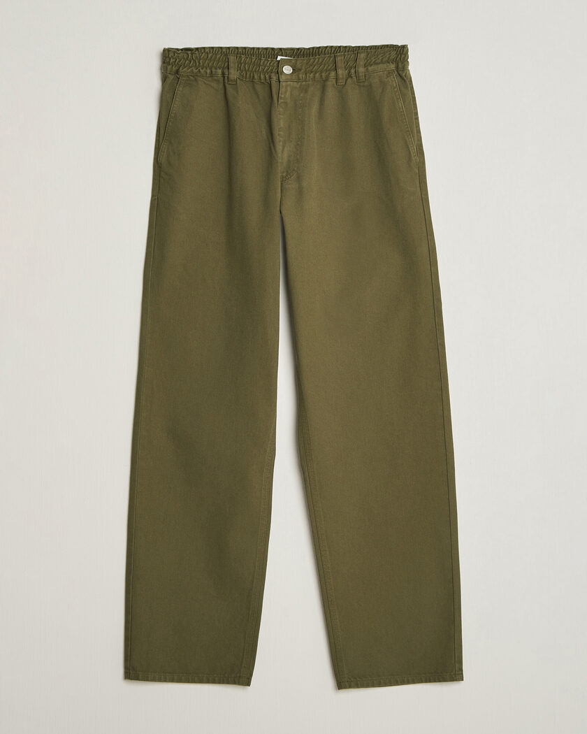 Forét Clay Twill Pants Army – Grün
