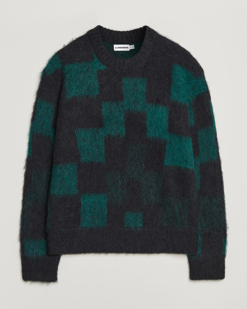 J.Lindeberg Hank Graphic Knitted Sweater Forest Biome – Mehrfarbig