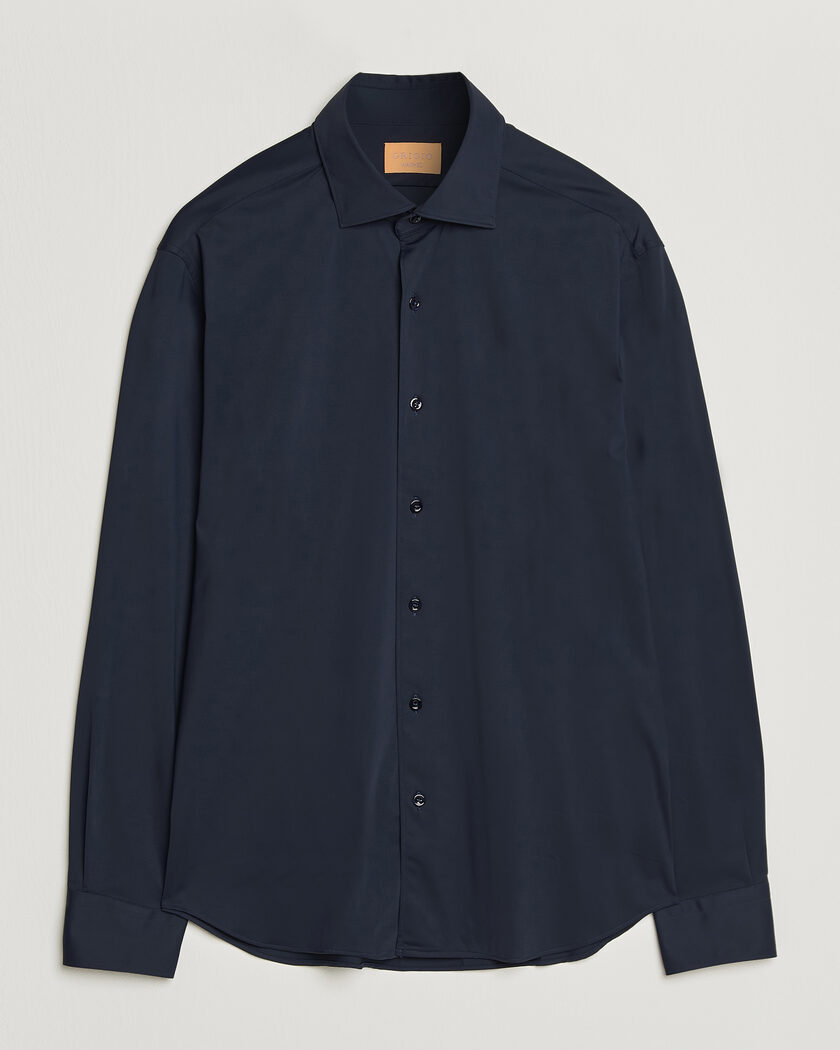 Grigio Jersey Shirt Navy – Blau
