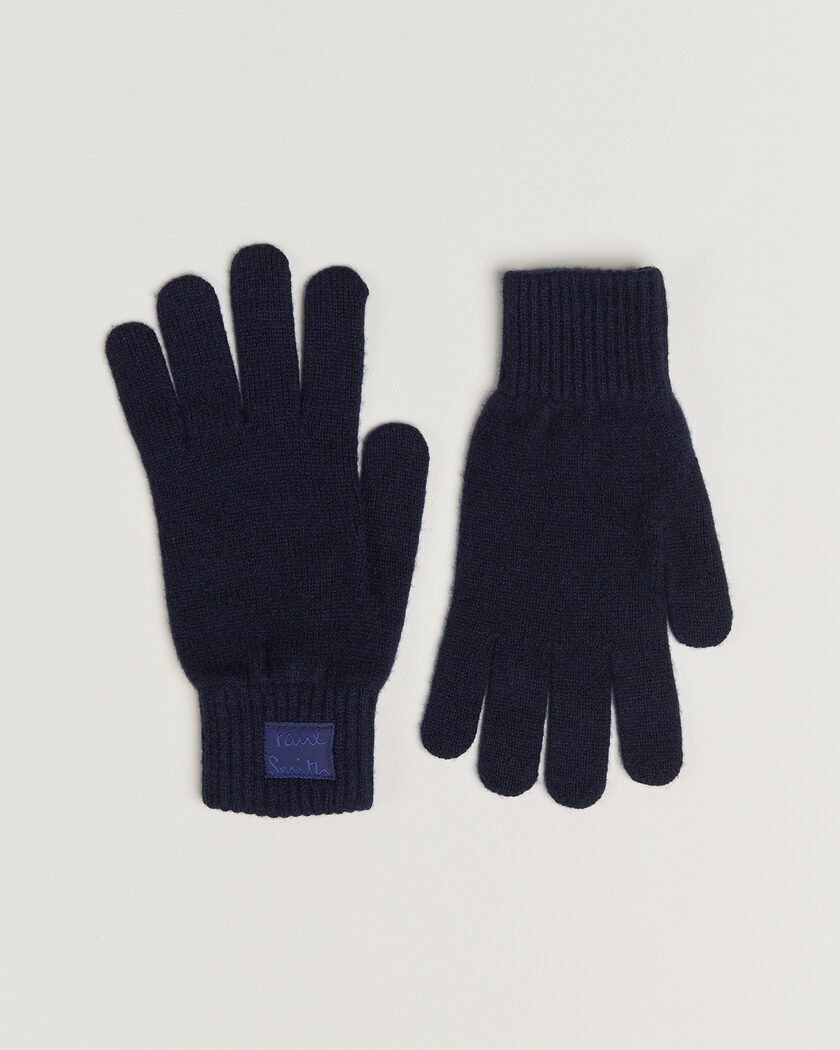 Paul Smith Cashmere Glove Navy – Blau