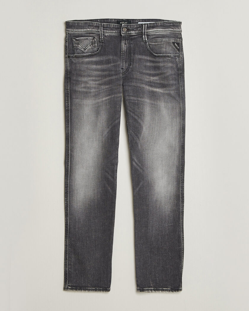 Replay Anbass 5 Years Wash Jeans Dark Grey – Grau