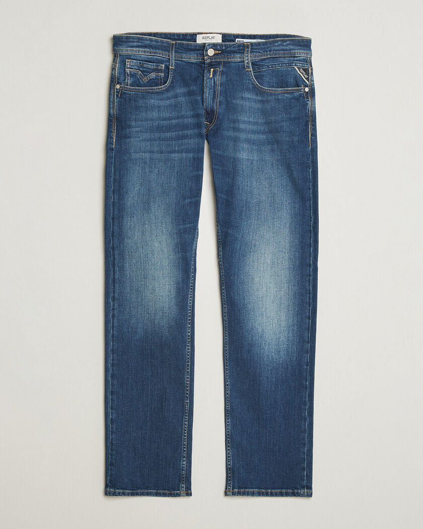 Replay Rocco Comfort Fit Super Stretch DNA Jeans Dark Blue – Blau