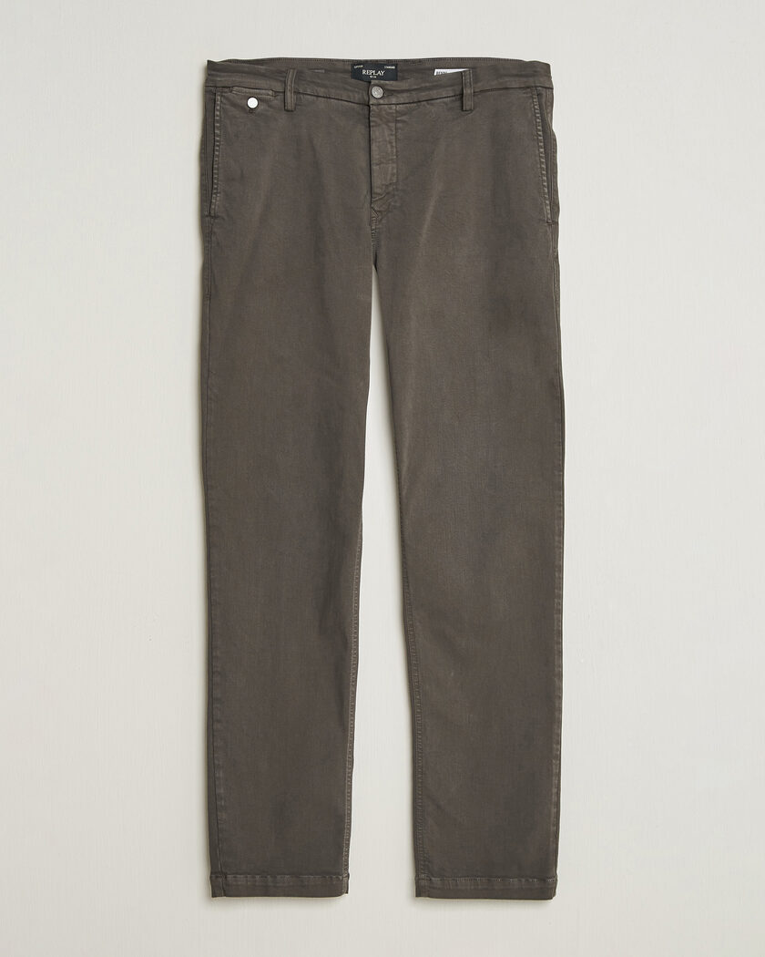 Replay Benni Hyperflex X-Lite Chinos Wood Grey – Grau