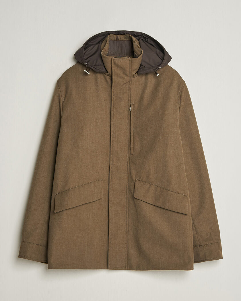 Incotex Water Repellent Rain Caban Country Green – Grün