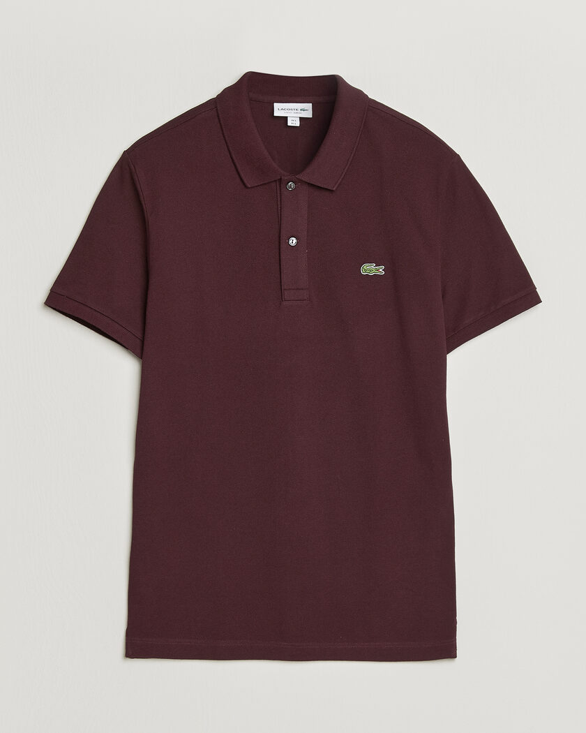 Lacoste Slim Fit Polo Piké Oxalis – Rot