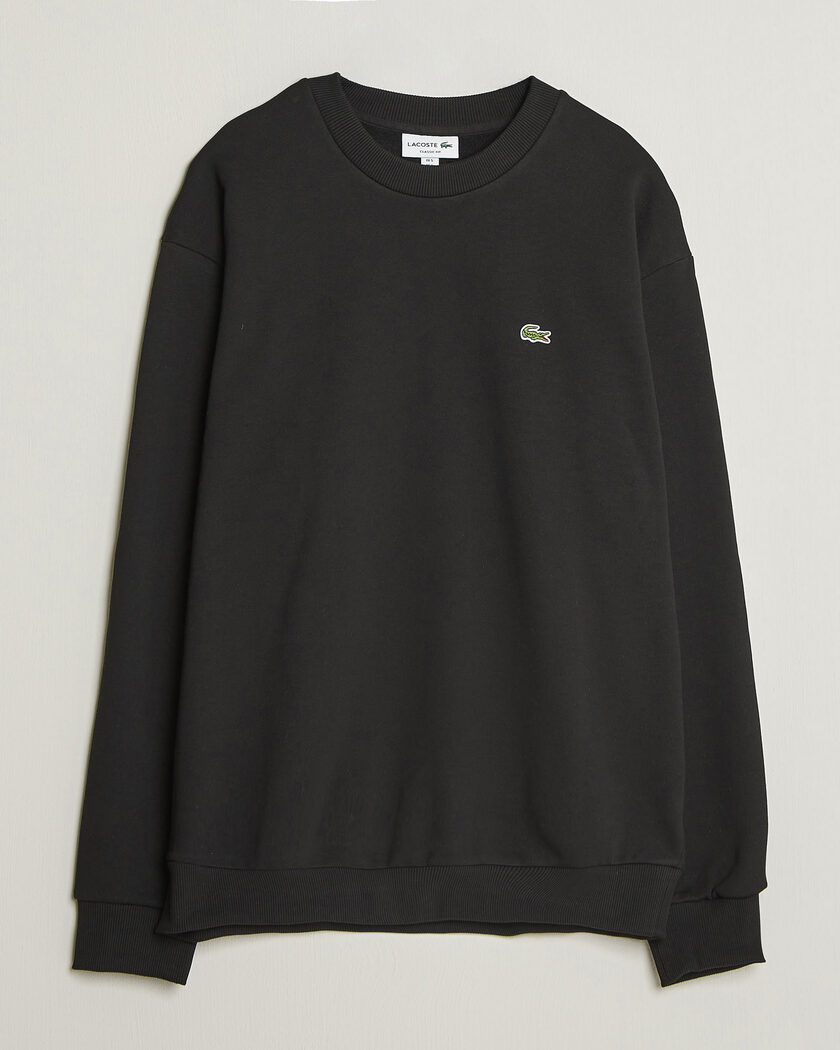 Lacoste Crew Neck Sweatshirt Black – Schwarz
