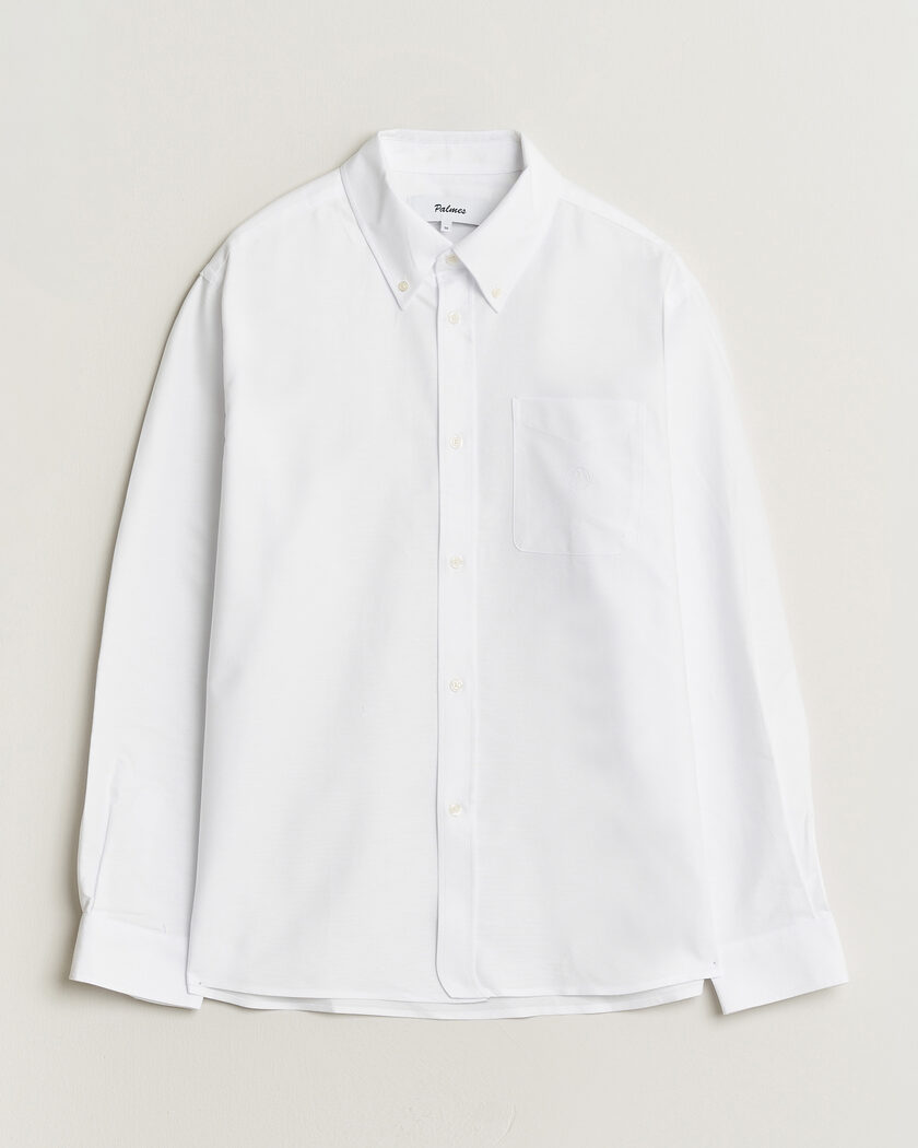 Palmes Deuce Oxford Shirt White – Weiß