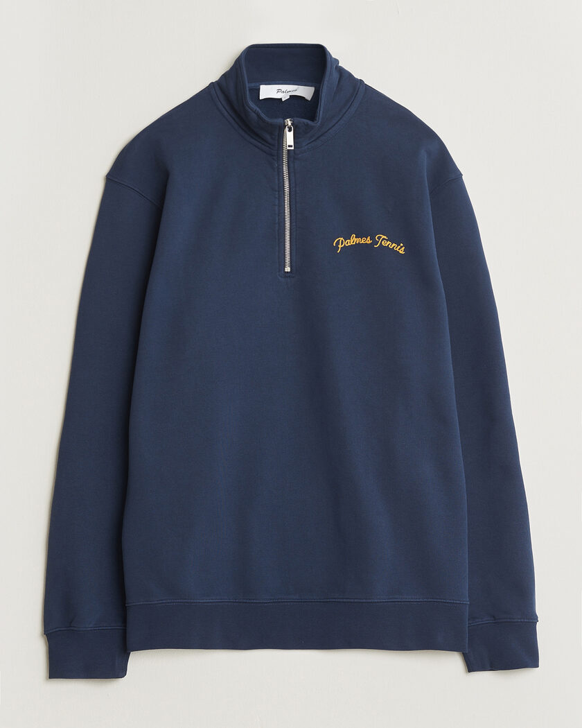 Palmes Western Zip Jacket Navy – Blau