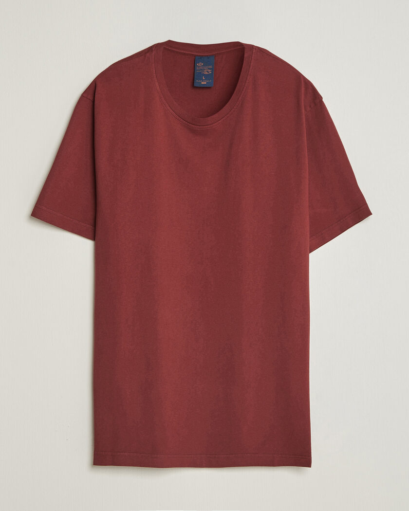 Nudie Jeans Uno Everyday Crew Neck T-Shirt Burgundy – Rot