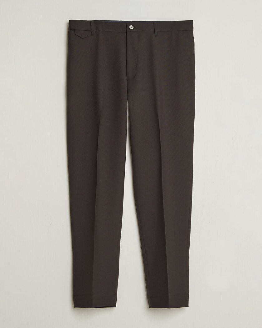 Santaniello Wool Trousers Brown – Braun