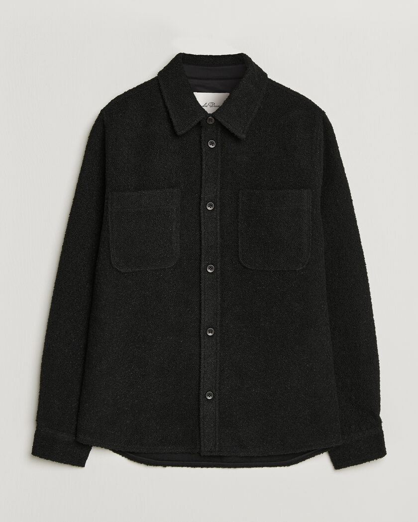 LES DEUX Boucle Overshirt Black – Schwarz