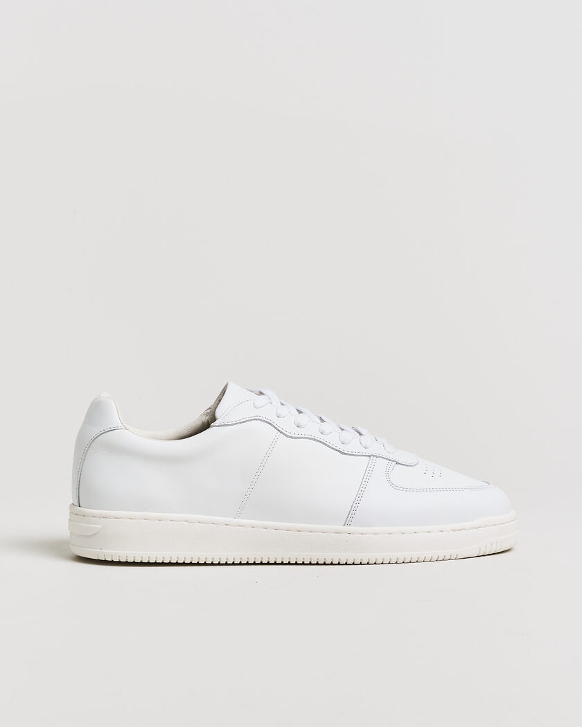 LES DEUX Sporty Leather Sneaker White – Weiß