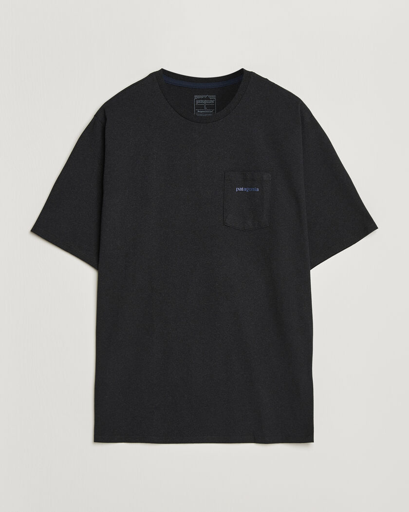 Patagonia Boardshort Logo Pocket Responsibili T-Shirt Ink Black – Schwarz
