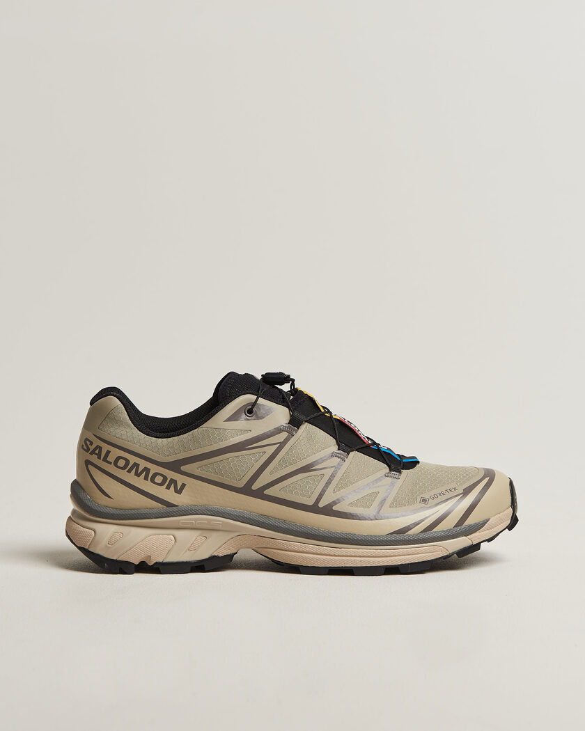 Salomon XT-6 GTX Sneakers White Pepper/Silver Sage – Grün