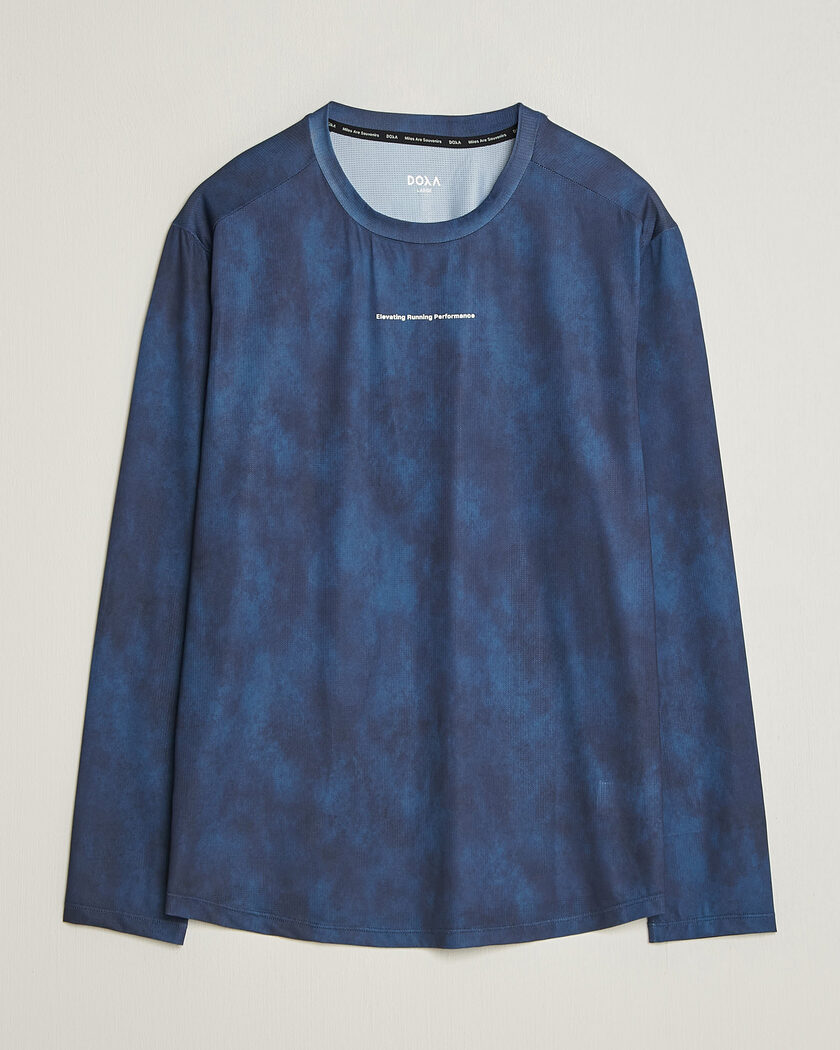 DOXA Rerun Long Sleeve T-Shirt Indigo – Grau