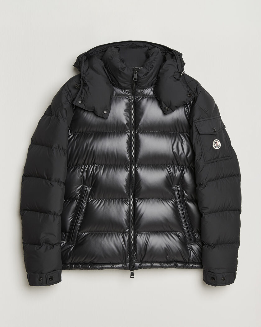 Moncler Maya Bi-Material Jacket Black – Schwarz