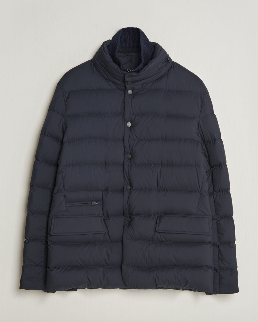 Moncler Elarune Down Blazer Navy – Blau