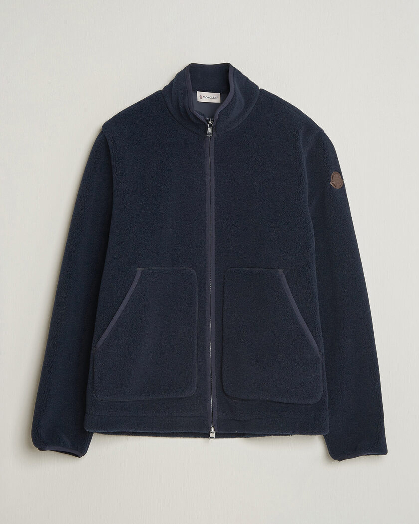 Moncler Full Zip Fleece Navy – Blau