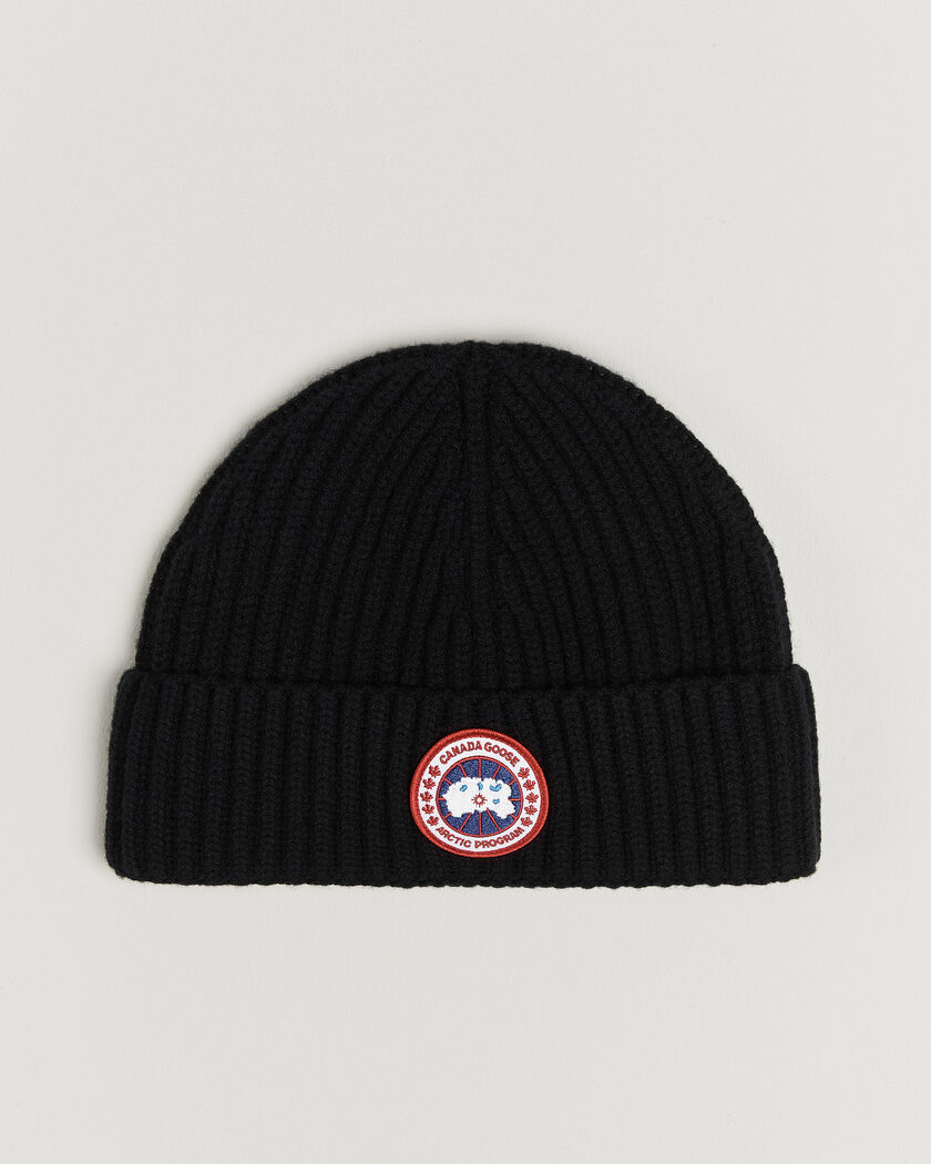 Canada Goose Cashmere Blend Rib Toque Black – Schwarz