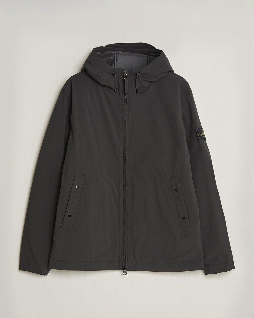 Stone Island Short Soft Shell Parka Black – Schwarz