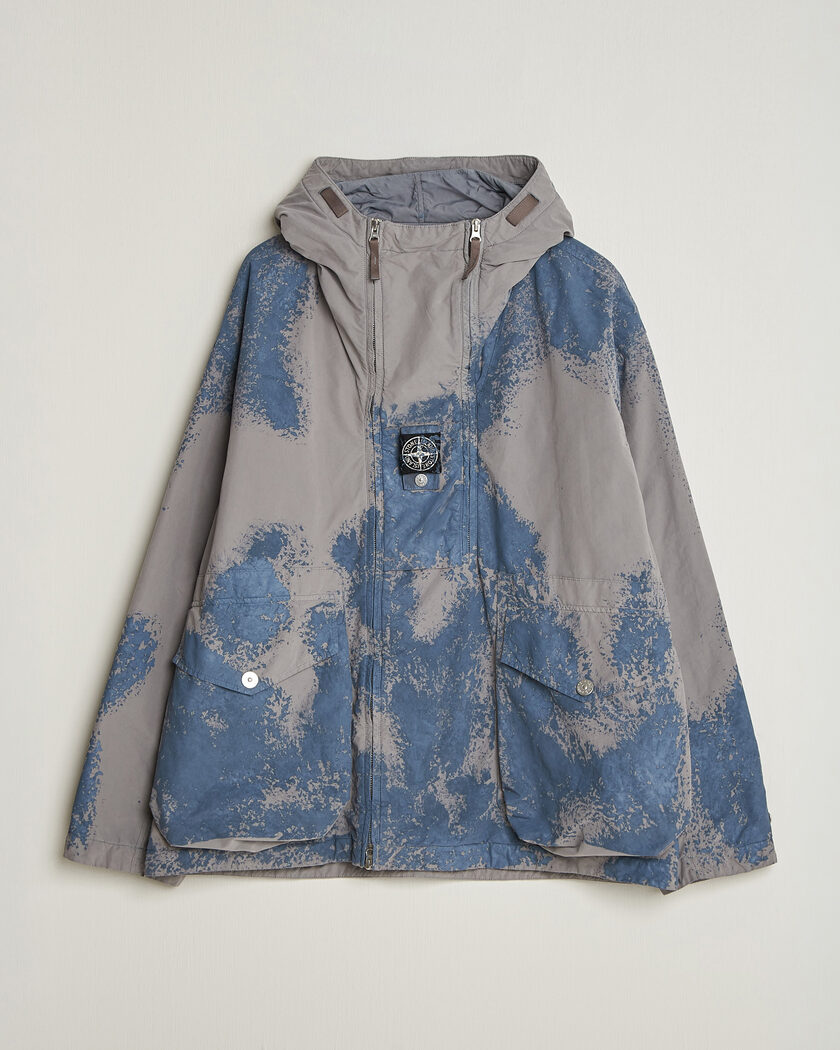 Stone Island Hand Painted David Light TC Short Parka Grey – Grau