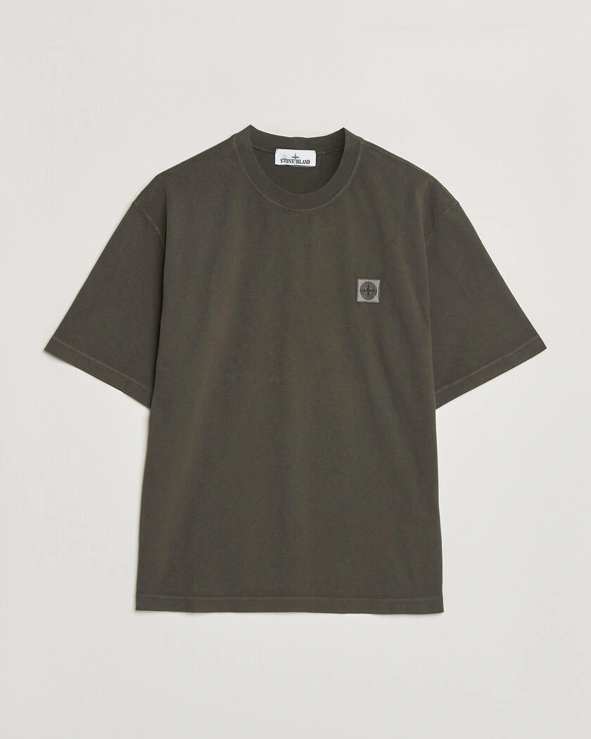  Stone Island Combed Organic Cotton T-Shirt Coal Grey – Grau