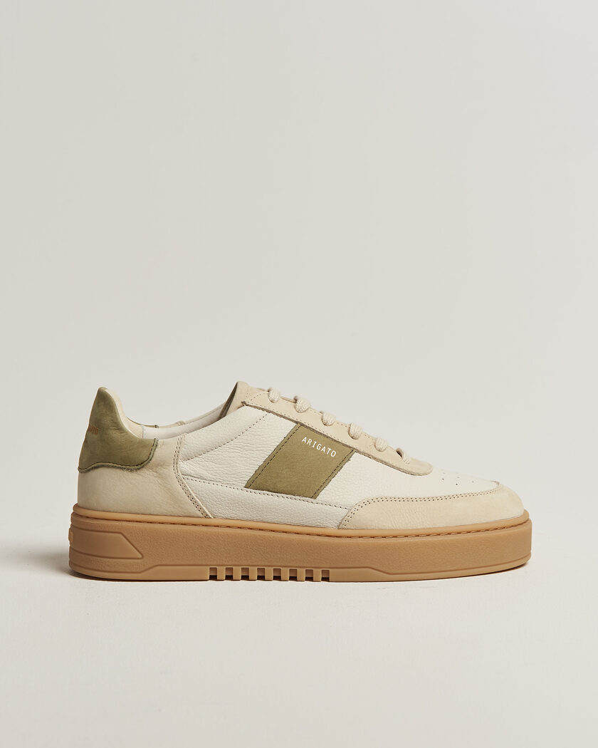 Axel Arigato Orbit Vintage Sneaker Off White/Green – Weiß