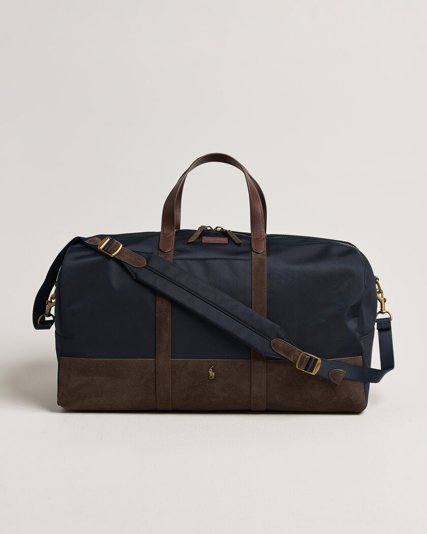 Polo Ralph Lauren Duffle Bag Newport Navy/Brown – Blau