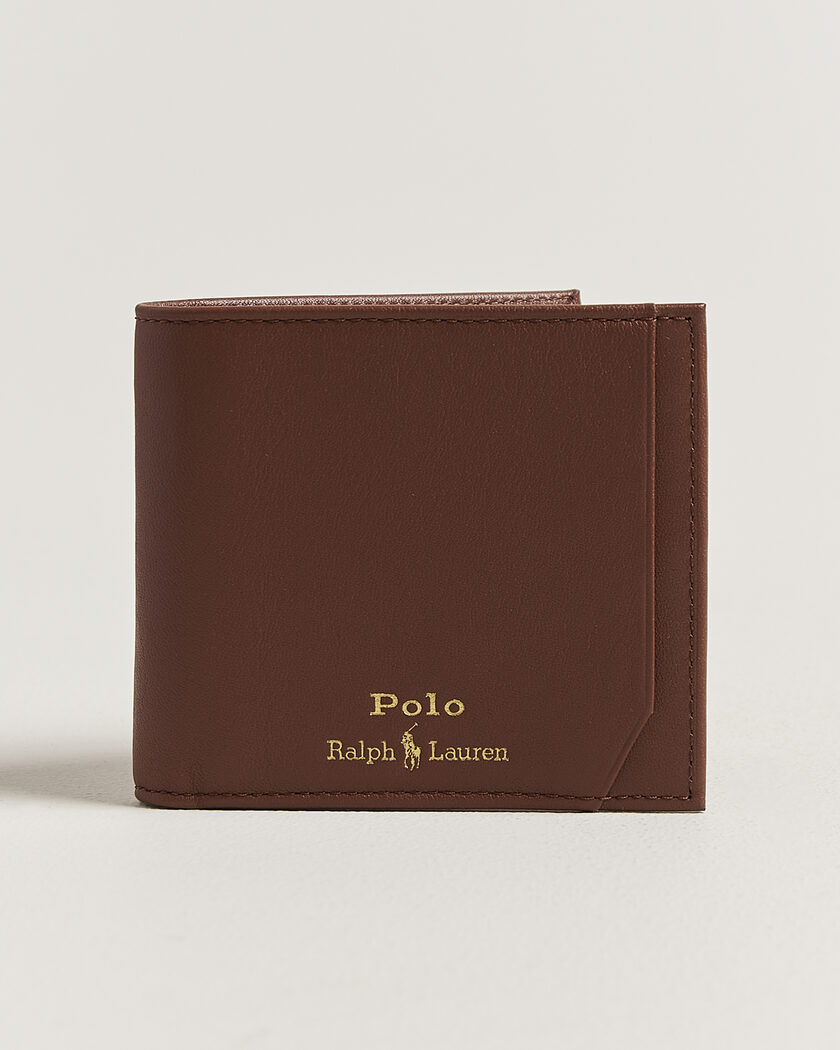 Polo Ralph Lauren Smooth Leather Wallet Saddle – Braun