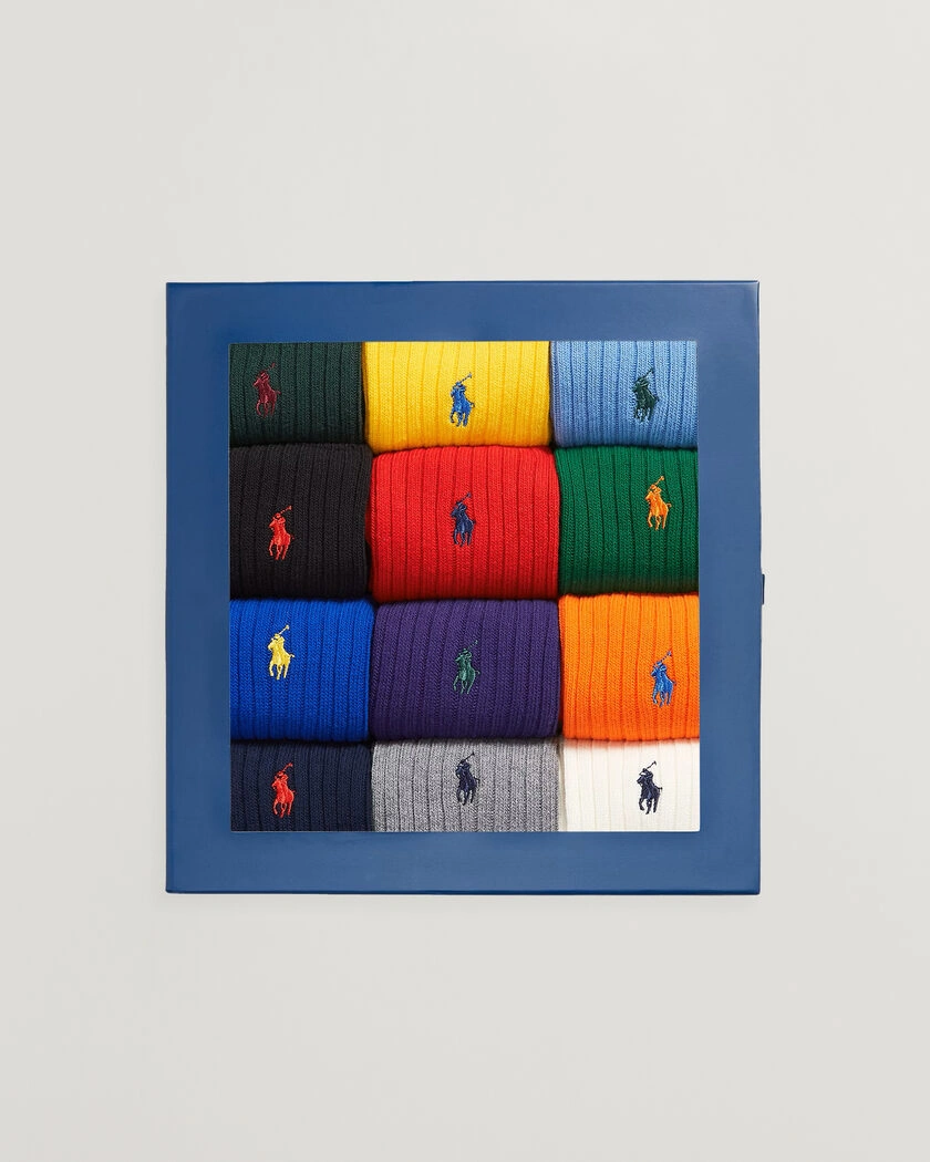 Polo Ralph Lauren Polo Ralph Lauren12-Pack Ribbed Cotton Sock Gift BoxMulti – Mehrfarbig