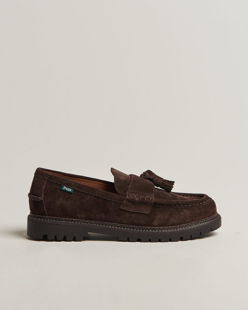 Polo Ralph Lauren Jett Penny Loafers Dark Chocolate – Braun