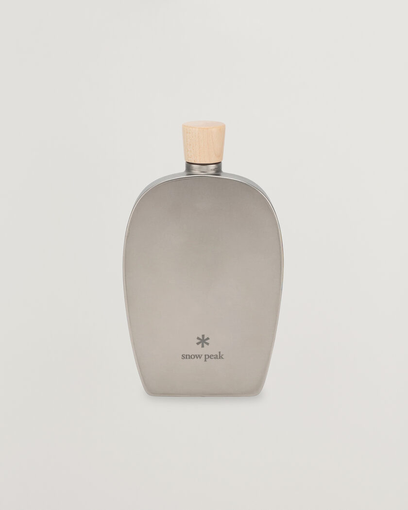Snow Peak Flask 250 ml Titanium – Silber