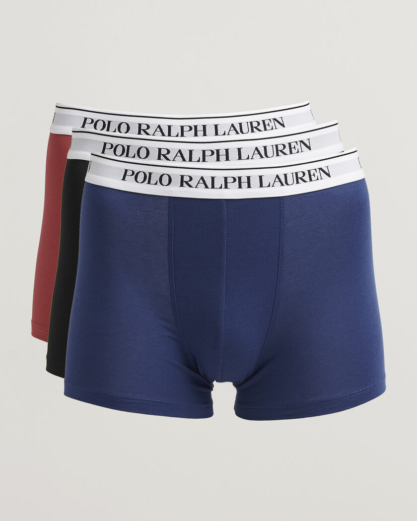 Polo Ralph Lauren 3-Pack Trunks Black/Blue/White – Mehrfarbig