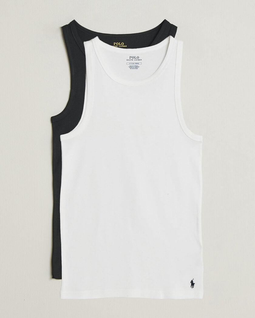 Polo Ralph Lauren 2-Pack Tank Top Black/White – Schwarz