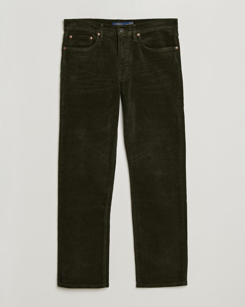Polo Ralph Lauren Stretch Corduroy Straight Fit Pants Estate Olive – Grün