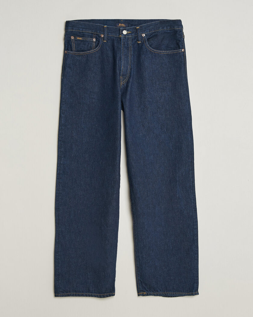 Polo Ralph Lauren Relaxed Fit Ridgid Denim Jeans Beekman – Blau