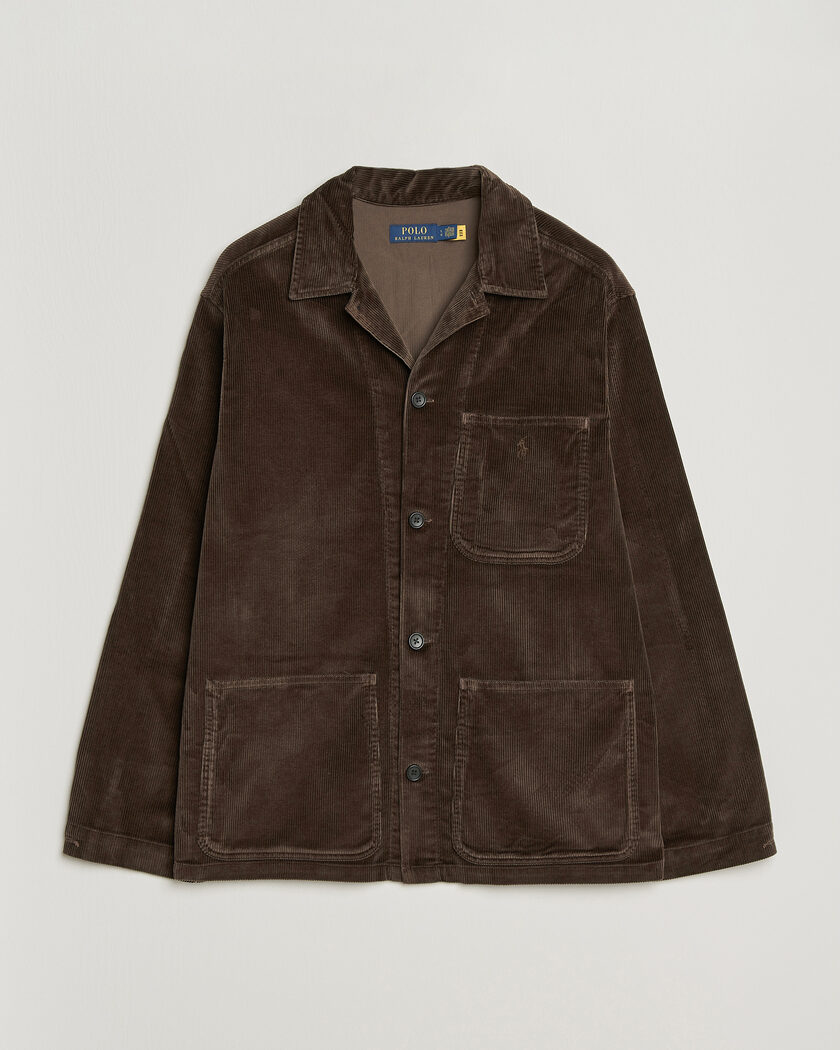 Polo Ralph Lauren Corduroy Overshirt Nutmeg Brown – Braun