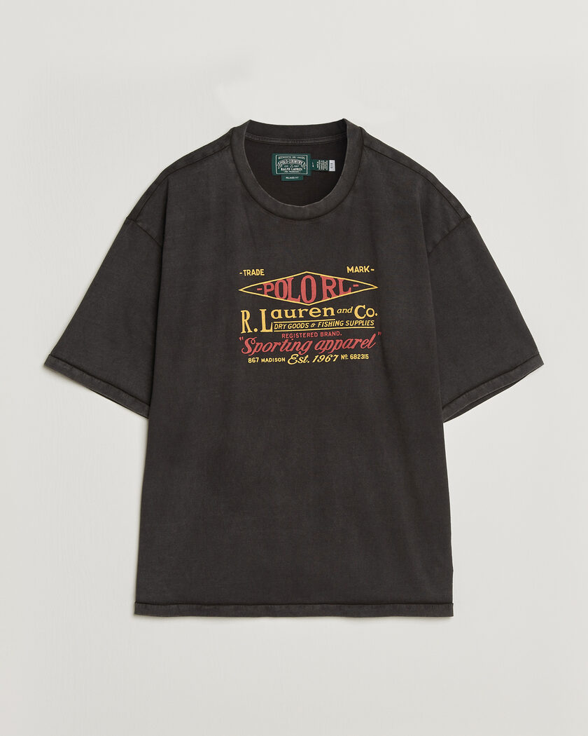  Polo Ralph Lauren Relaxed Fit Print T-Shirt Polo Black – Schwarz