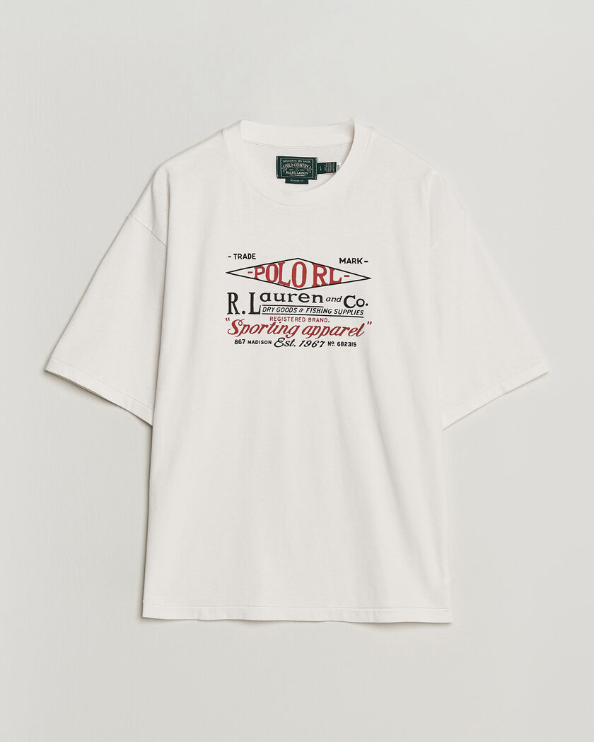 Polo Ralph Lauren Relaxed Fit Print T-Shirt Nevis – Weiß